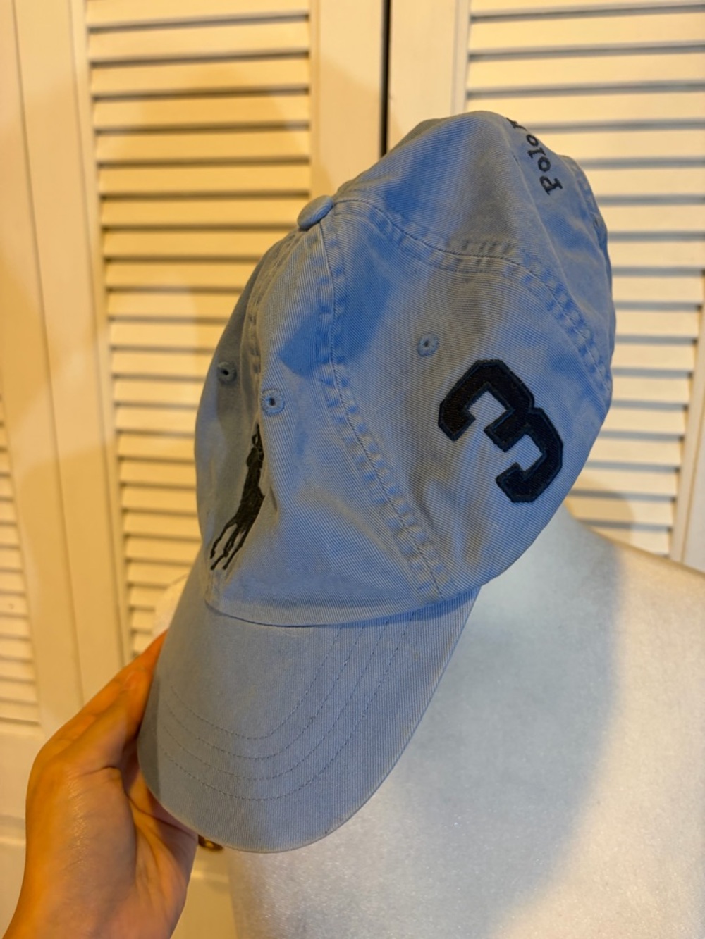 Polo by Ralph Lauren Light Blue Polo Player Baseball Cap - Picture 3 of 7